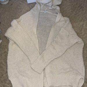 Aerie oversized hooded sweater